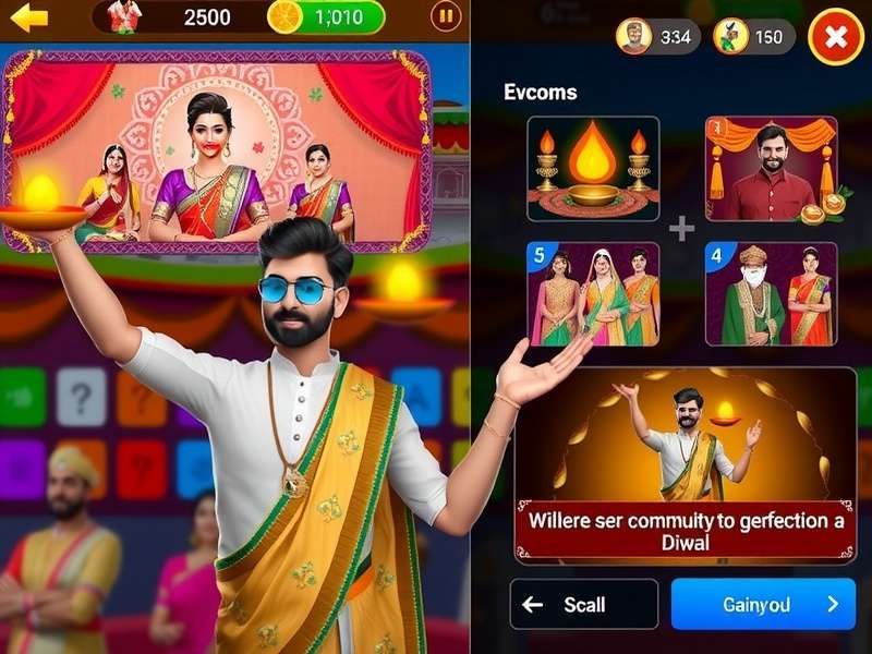 Bollywood Drama Dhamaka character customization screen with Indian outfits